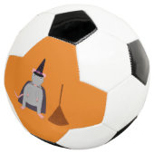 ハロウィーンウィッチネズミと箒 サッカーボール (3/4)