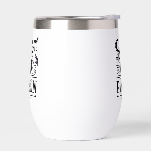 ハロウィーンウィッチハットアンドパンプキンデザイン魔法アート (左面)