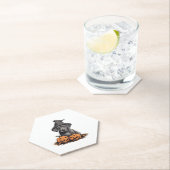 ハロウィーンウィッチハットカボプキンドググレートダン ペーパーコースター (インサイチュ)