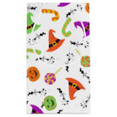 ハロウィーンウィッチハットキャンディ&カボチャ スモールペーパーバッグ (裏面)