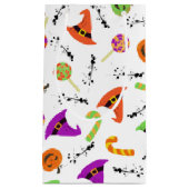 ハロウィーンウィッチハットキャンディ&カボチャ スモールペーパーバッグ (正面)