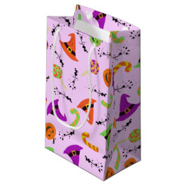 ハロウィーンウィッチハットキャンディ&カボチャ スモールペーパーバッグ