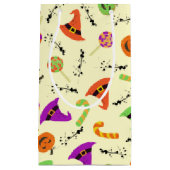 ハロウィーンウィッチハットキャンディ&カボチャ スモールペーパーバッグ (正面)