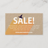 ハロウィーンウィッチハットセール名刺 名刺 (正面)