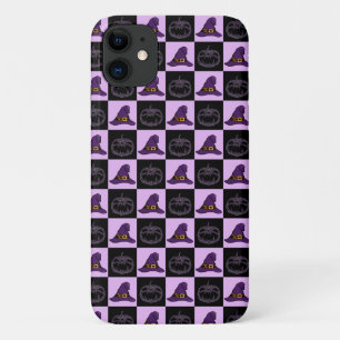 ハロウィーンウィッチハットパンプキン顔パタ不気味ーン iPhone 11 ケース