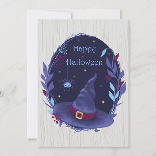 ハロウィーンウィッチハットリース (正面)