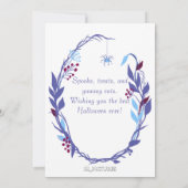 ハロウィーンウィッチハットリース (裏面)