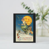 ハロウィーンウィッチバイライドヴィンテージ ポストカード (スタンド正面)