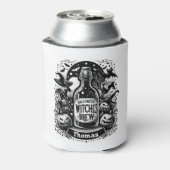 ハロウィーンウィッチパーソナライズされたズ 缶クーラー (缶裏面)