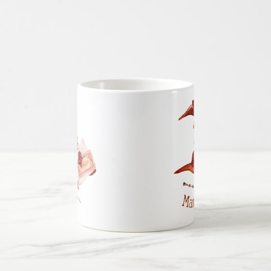 ハロウィーンウィッチパーソナライズドマグカップ コーヒーマグカップ (中央)