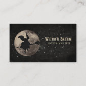 ハロウィーンウィッチビジネスカード 名刺 (正面)