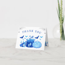 ハロウィーンウィッチピンク赤ちゃんシャワーありがとう