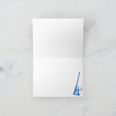 ハロウィーンウィッチピンク赤ちゃんシャワーありがとう サンキューカード (内部)