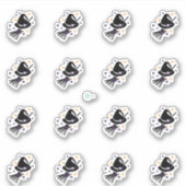 ハロウィーンウィッチブルームプランナーステッカー シール (正面)