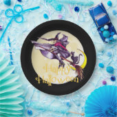 ハロウィーンウィッチホリデー紙プレート ペーパープレート (パーティー)