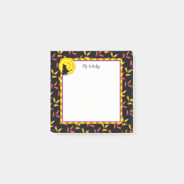 ハロウィーンウィッチムーンキャンディーコーンカスタムステッキ ポストイット