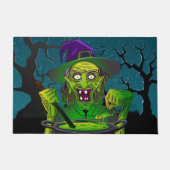 ハロウィーンウィッチユミートトードスープ ドアマット (正面)