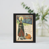 ハロウィーンウィッチヴィンテージ ポストカード (スタンド正面)