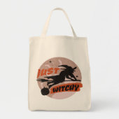 ハロウィーンウィッチーレトロウィッチコスチュームキャンディ トートバッグ (正面)