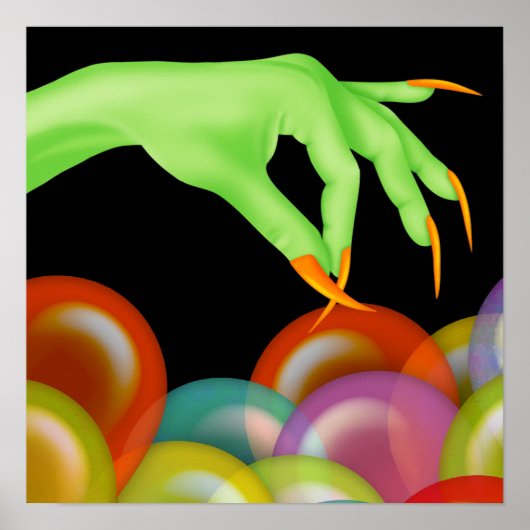 ハロウィーンウィッチー爪、 ネイル- SRF ポスター (正面)