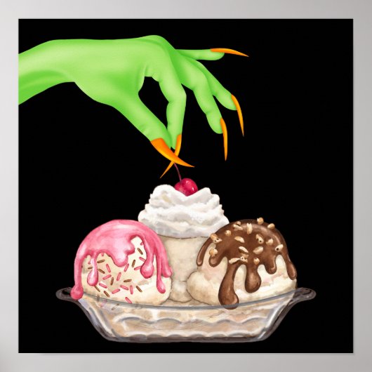 ハロウィーンウィッチー爪、 ネイル- SRF ポスター (正面)