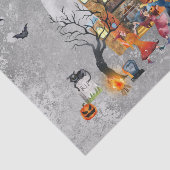 ハロウィーンウィッチ幽霊のよく出るパーティーハウスウォーターカラー 薄葉紙 (詳細)