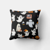 ハロウィーンウィッチ幽霊パターン装飾用クッション クッション (裏面)