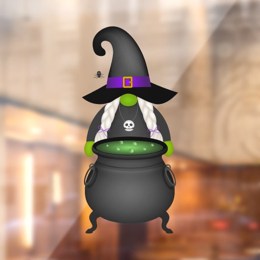 ハロウィーンウィッチ格言ウィンドウロック ウィンドウサイン (シート2)