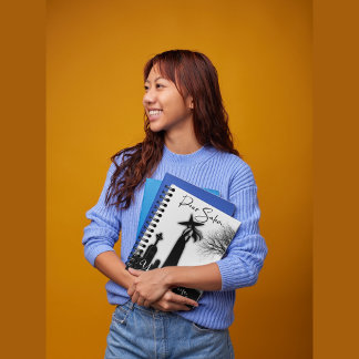 ハロウィーンウィッチ白黒スパイラルノートブック ノートブック