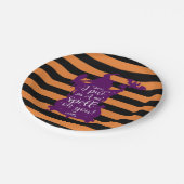 ハロウィーンウィッチ私はあなたに魔法をかけたおもしろいフェスティバル ペーパープレート (アングル)