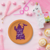 ハロウィーンウィッチ私はあなたに魔法をかけたおもしろいフェスティバル ペーパープレート (パーティー)