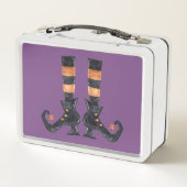 ハロウィーンウィッチ足 メタルランチボックス (裏面)