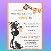 ハロウィーンウィッチ10月ジェンダー発表 招待状