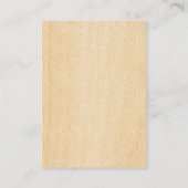 ハロウィーンウィッチ10月ベビーシャワー エンクロージャーカード (裏面)