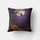 ハロウィーンウィッチ&カボンプキンスクエアピロー クッション (裏面)
