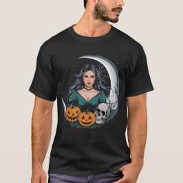 ハロウィーンウィッチ – リアルTシャツ Tシャツ