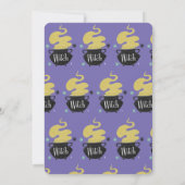 ハロウィーンウィッチAベビーが赤ちゃんシャワーを醸造している 招待状 (裏面)