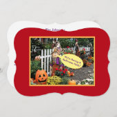 ハロウィーンウィーンロースト招待状/カスタマイズ可能 招待状 (正面/裏面)