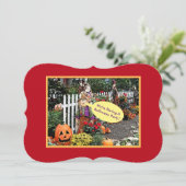 ハロウィーンウィーンロースト招待状/カスタマイズ可能 招待状 (スタンド正面)