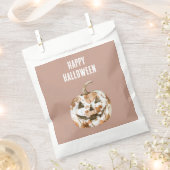 ハロウィーンウェスタン女性のカーボーイカウボーイオレンジカボチャ フェイバーバッグ (クリップ留めされた状態)