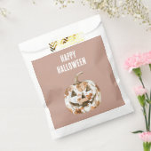 ハロウィーンウェスタン女性のカーボーイカウボーイオレンジカボチャ フェイバーバッグ (封をした状態)