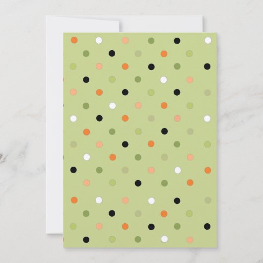 ハロウィーンウェディングシャワー招待状 招待状 (裏面)