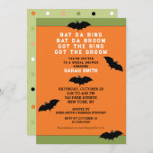 ハロウィーンウェディングシャワー招待状 招待状 (正面/裏面)