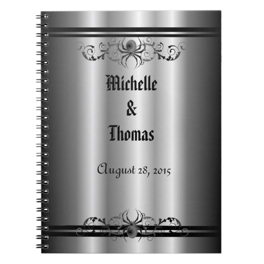 ハロウィーンウェディングプランナー手帳 ノートブック (正面)