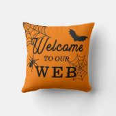 ハロウィーンウェルカムトゥーザーズくもの巣装飾用クッション クッション (裏面)