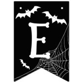 ハロウィーンウェルカムモルタルズブラックパープル バンティングフラッグ (第2の旗)