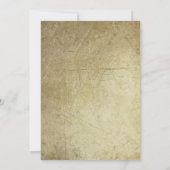 ハロウィーンウエスタンコスチュームボールイベント招待状 招待状 (裏面)