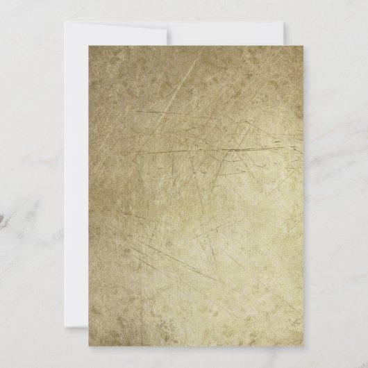 ハロウィーンウエスタンコスチュームボールイベント招待状 招待状 (裏面)