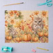 ハロウィーンウォーターカラーフール&カボンプキンズデクページ 薄葉紙 (クラフト)