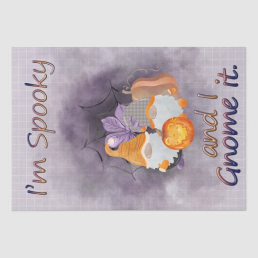 ハロウィーンウォーターカラー格言 薄葉紙 (正面)